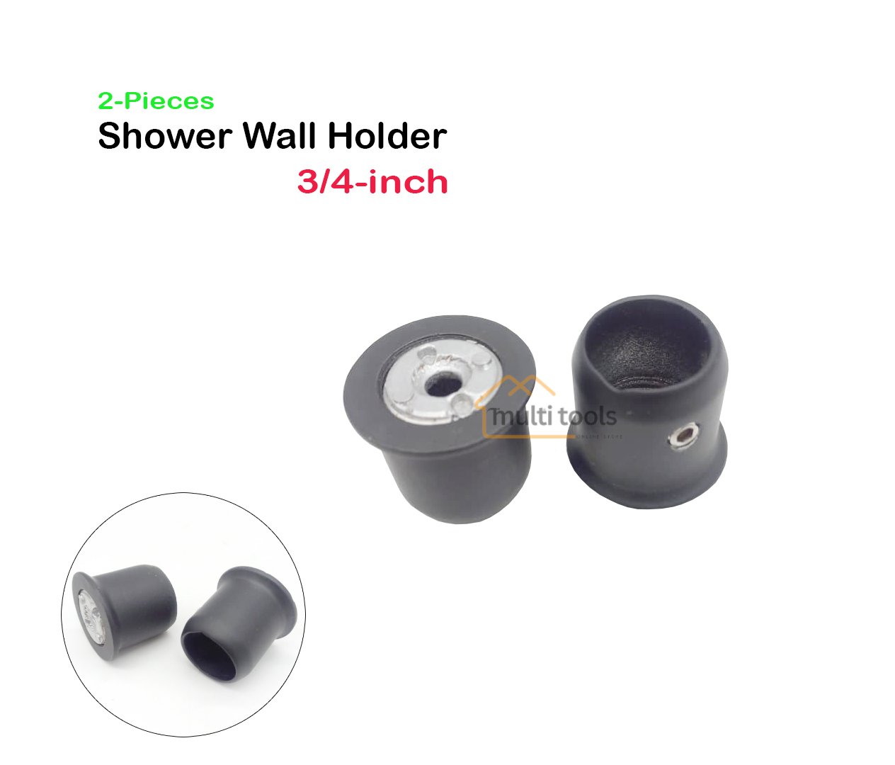 Shower Wall Holder (3/4 Inch)